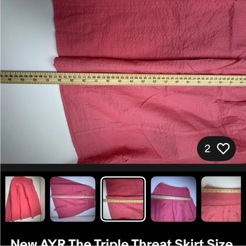AYR The Triple threat midi skirt Size S - Picture 6 of 8